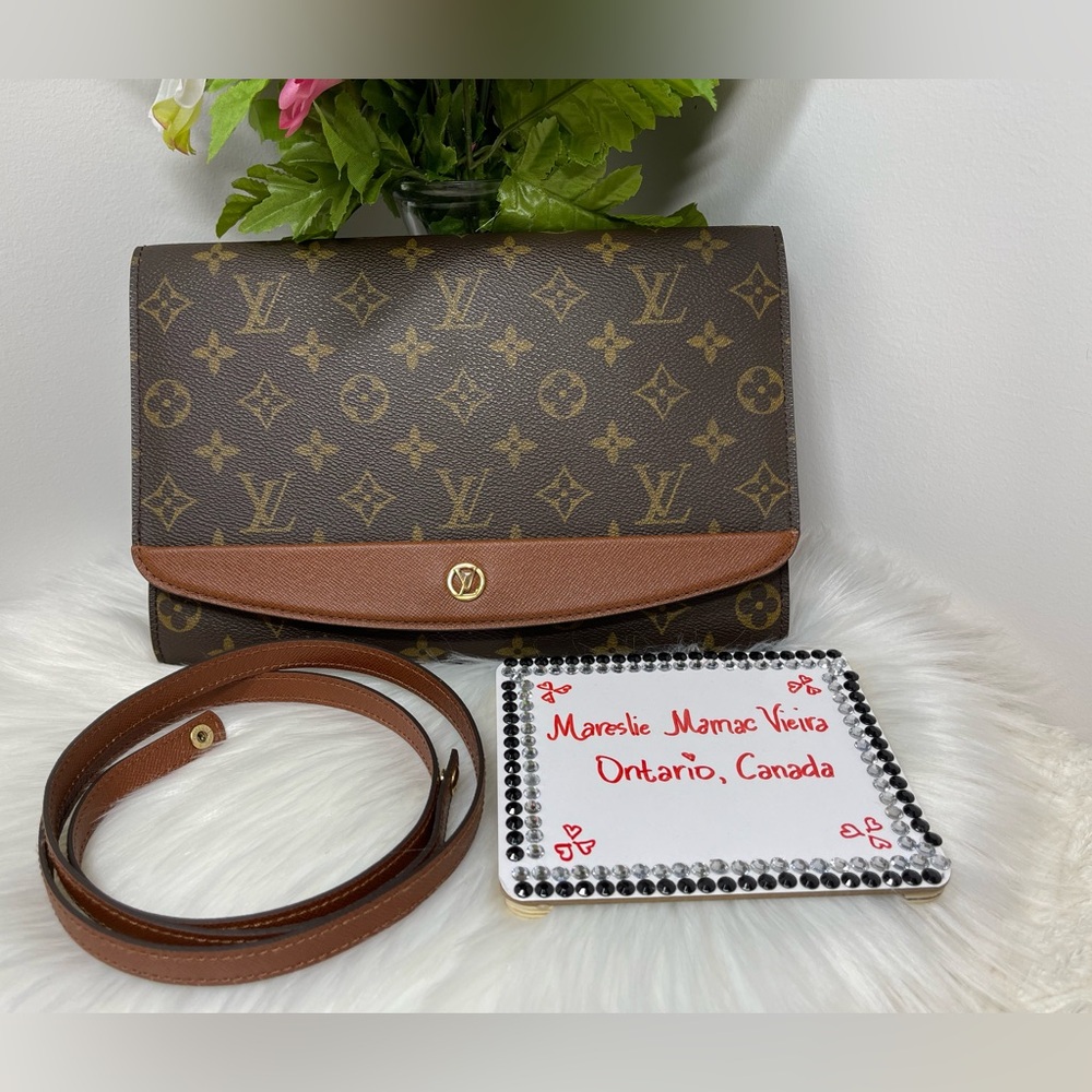 Louis Vuitton Bordeaux PM 2 Way Clutch Bag Monogram